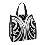 Maori Tribal Tattoo Pattern Print Insulated Lunch Tote