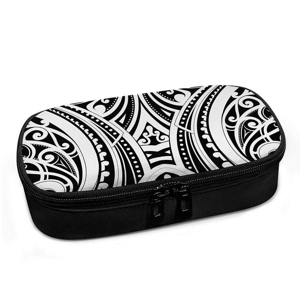 Maori Tribal Tattoo Pattern Print Insulin Cooler Travel Case
