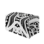 Maori Tribal Tattoo Pattern Print Leather Tissue Box Cover
