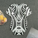 Maori Tribal Tattoo Pattern Print Men's Bodysuit