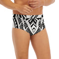 Maori Tribal Tattoo Pattern Print Men's Briefs