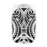 Maori Tribal Tattoo Pattern Print Mesh Laundry Hamper