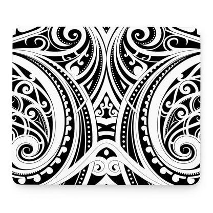 Maori Tribal Tattoo Pattern Print Mouse Pad