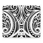 Maori Tribal Tattoo Pattern Print Mouse Pad