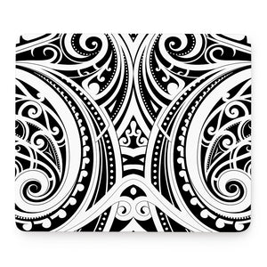 Maori Tribal Tattoo Pattern Print Mouse Pad