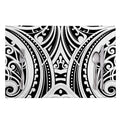 Maori Tribal Tattoo Pattern Print Placemat