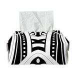 Maori Tribal Tattoo Pattern Print Rectangle Tissue Box Cover