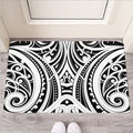 Maori Tribal Tattoo Pattern Print Rubber Doormat