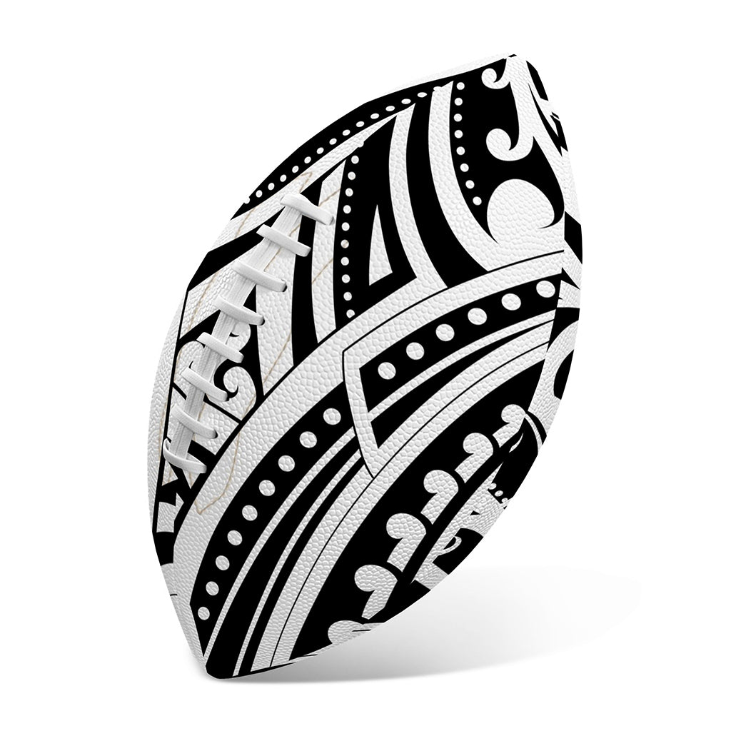 Maori Tribal Tattoo Pattern Print Rugby Ball
