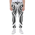 Maori Tribal Tattoo Pattern Print Joggers