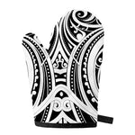 Maori Tribal Tattoo Pattern Print Single Oven Mitt