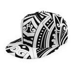 Maori Tribal Tattoo Pattern Print Snapback Cap