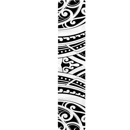 Maori Tribal Tattoo Pattern Print Table Runner