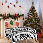 Maori Tribal Tattoo Pattern Print Tablecloth