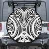 Maori Tribal Tattoo Pattern Print Tire Cover