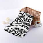 Maori Tribal Tattoo Pattern Print Towel