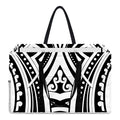 Maori Tribal Tattoo Pattern Print Utility Tote Bag