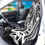 Maori Tribal Tattoo Pattern Print Waterproof Car Seat Cover