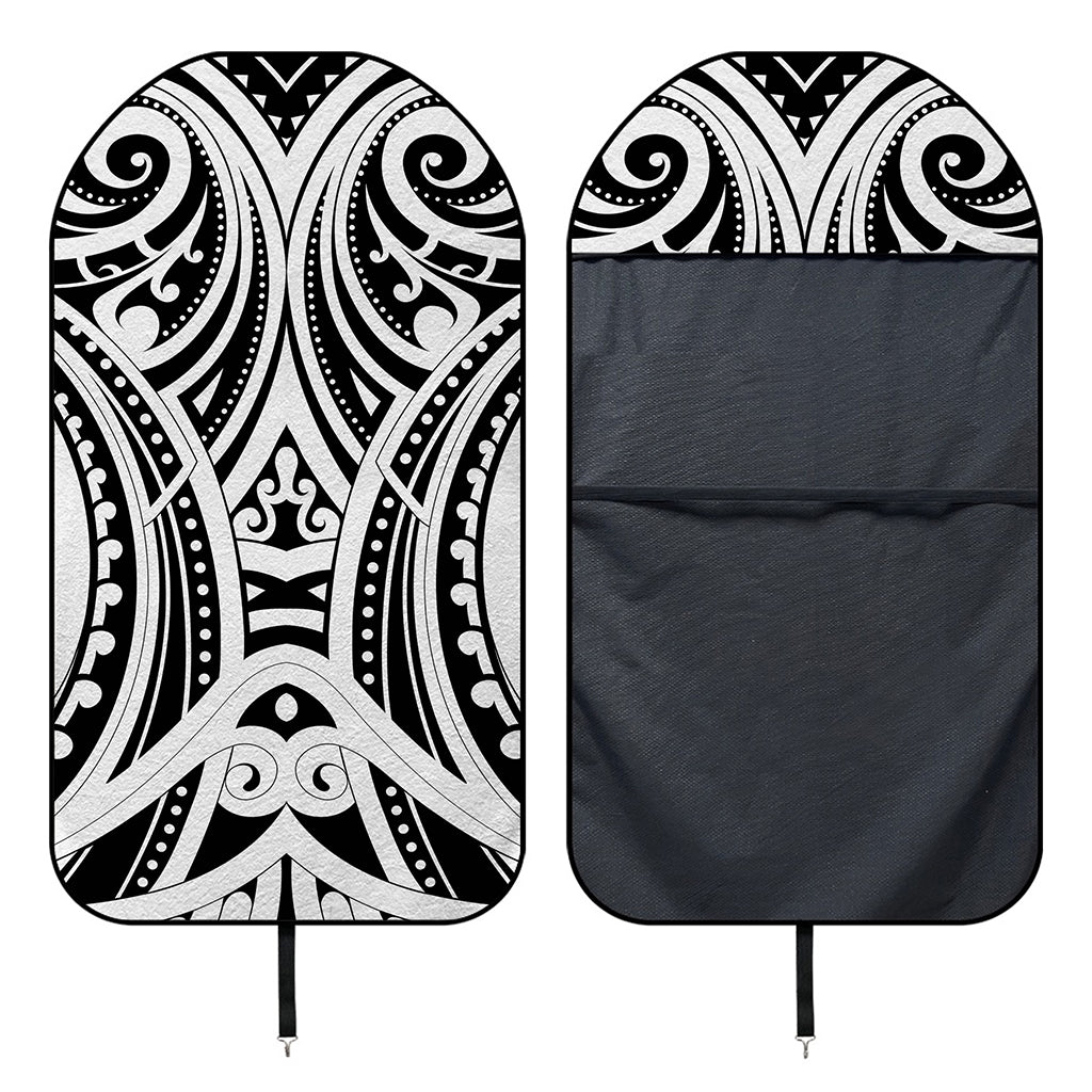 Maori Tribal Tattoo Pattern Print Waterproof Car Seat Cover