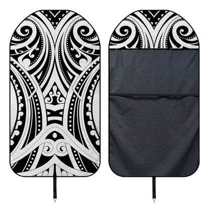 Maori Tribal Tattoo Pattern Print Waterproof Car Seat Cover