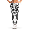 Maori Tribal Tattoo Pattern Print Women's Leggings