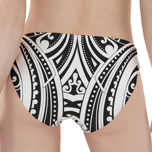 Maori Tribal Tattoo Pattern Print Women's Panties