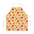 Maple And Oak Pattern Print Adjustable Apron