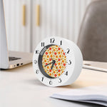 Maple And Oak Pattern Print Alarm Clock
