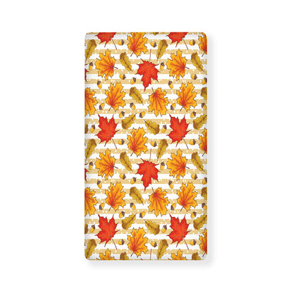 Maple And Oak Pattern Print Baby Crib Sheet
