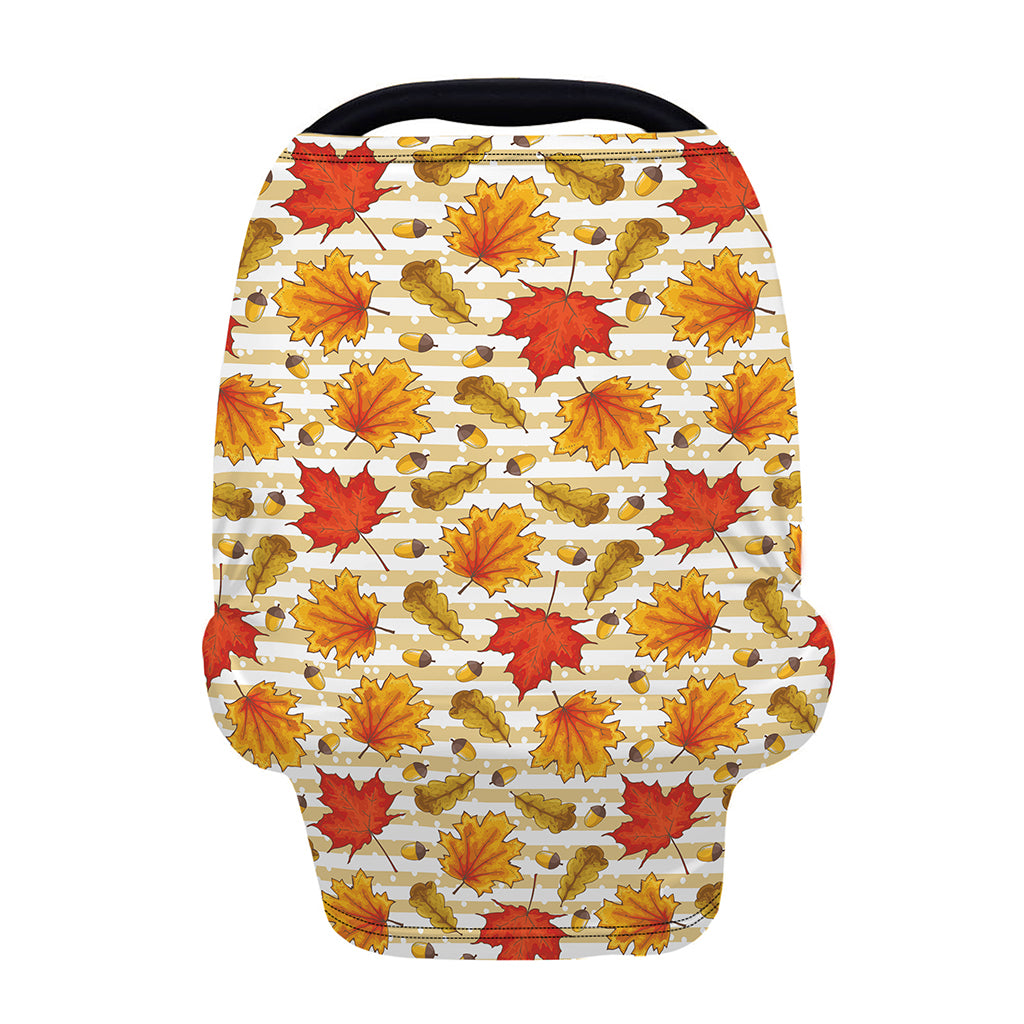 Maple And Oak Pattern Print Baby Seat Cover