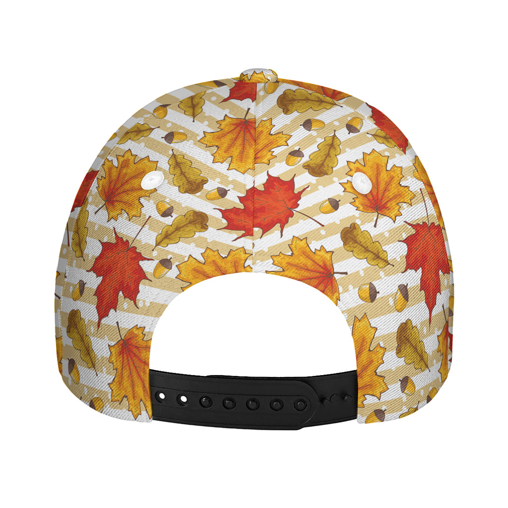 Maple And Oak Pattern Print Baseball Cap