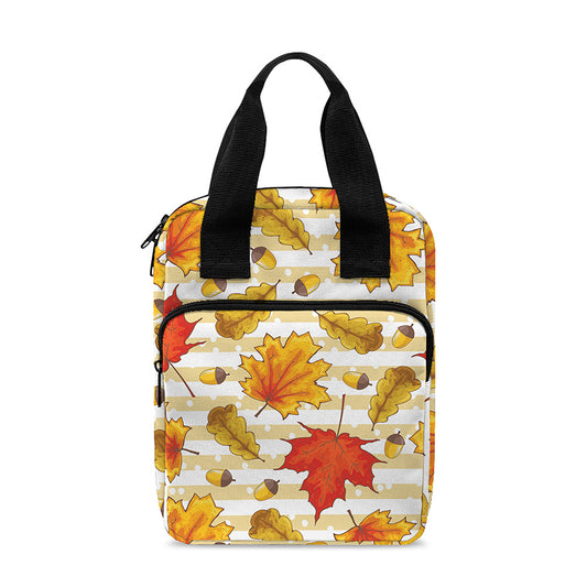 Maple And Oak Pattern Print Bible Tote Bag
