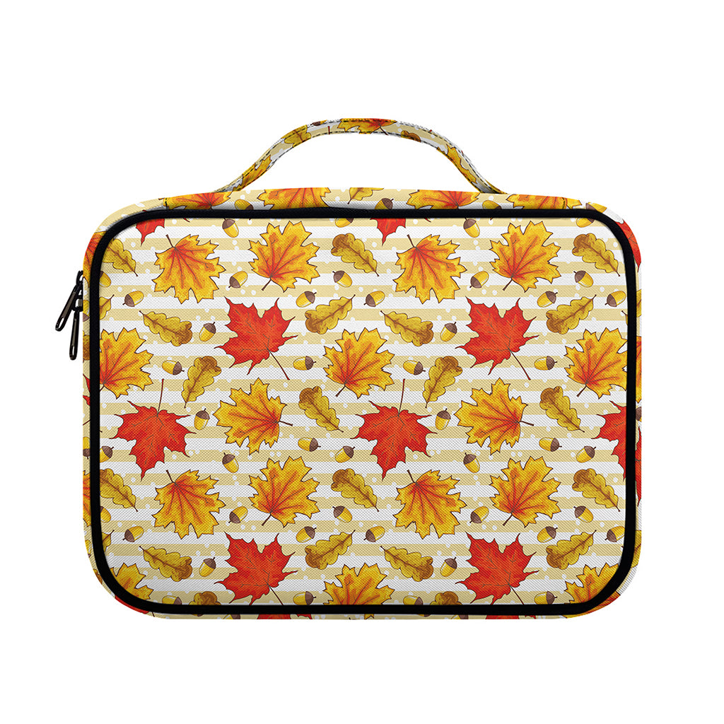 Maple And Oak Pattern Print Briefcase Bible Bag