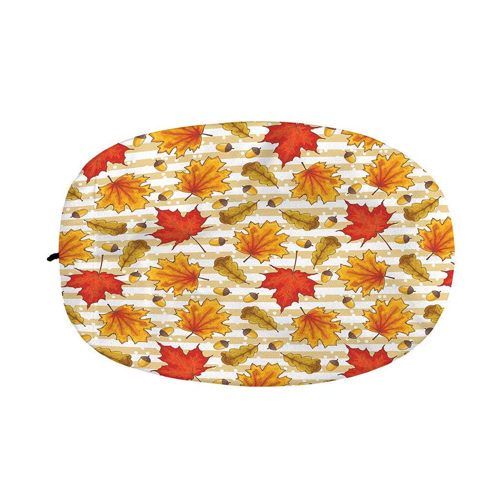 Maple And Oak Pattern Print Car Side Mirror Covers