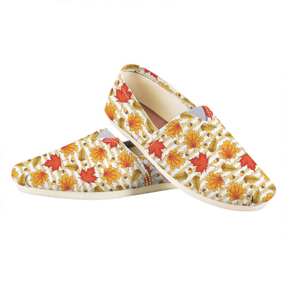 Maple And Oak Pattern Print Casual Shoes