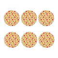 Maple And Oak Pattern Print Coaster Set