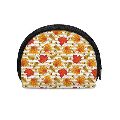 Maple And Oak Pattern Print Coin Purse