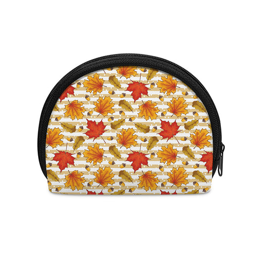 Maple And Oak Pattern Print Coin Purse