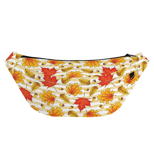 Maple And Oak Pattern Print Fanny Pack