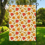 Maple And Oak Pattern Print Garden Flag