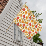 Maple And Oak Pattern Print House Flag