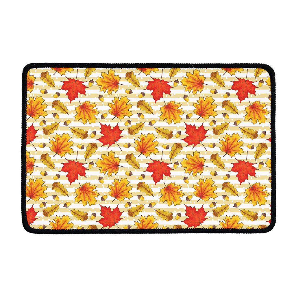 Maple And Oak Pattern Print Kitchen Mat