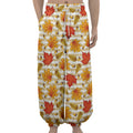Maple And Oak Pattern Print Lantern Pants
