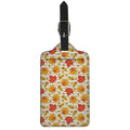 Maple And Oak Pattern Print Luggage Tag