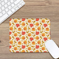 Maple And Oak Pattern Print Mouse Pad