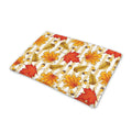 Maple And Oak Pattern Print Pet Cooling Mat Cover