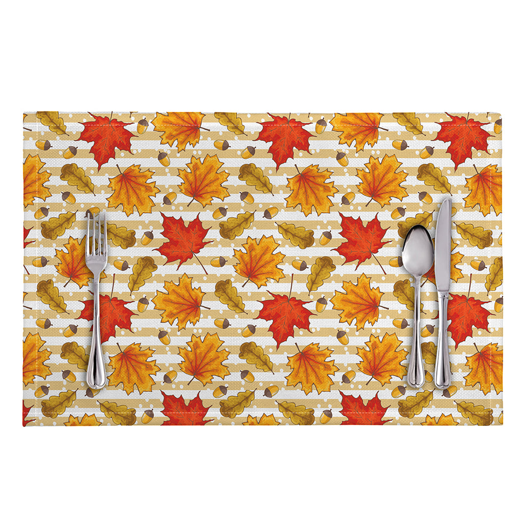 Maple And Oak Pattern Print Placemat