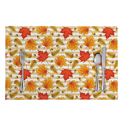 Maple And Oak Pattern Print Placemat
