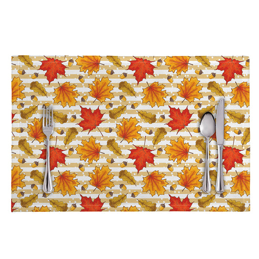 Maple And Oak Pattern Print Placemat
