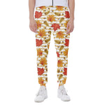 Maple And Oak Pattern Print Scuba Joggers